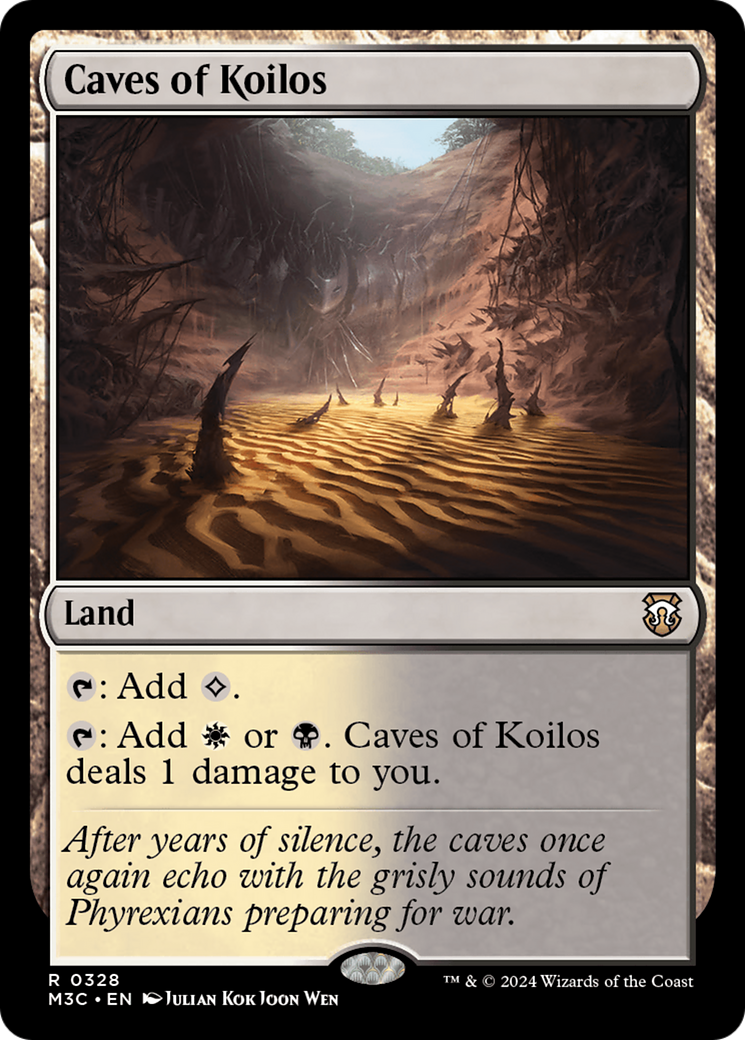 Caves of Koilos (Ripple Foil) [Modern Horizons 3 Commander] | Gam3 Escape