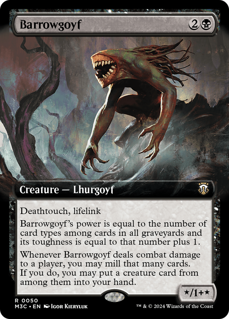 Barrowgoyf (Extended Art) [Modern Horizons 3 Commander] | Gam3 Escape