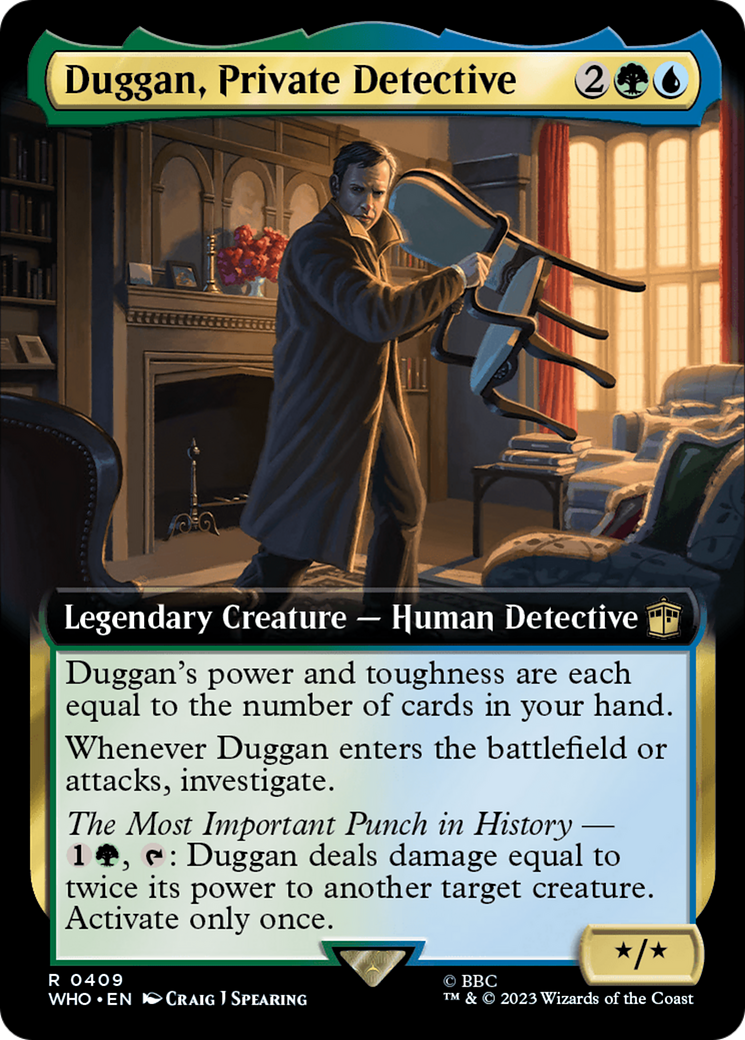 Duggan, Private Detective (Extended Art) [Doctor Who] | Gam3 Escape