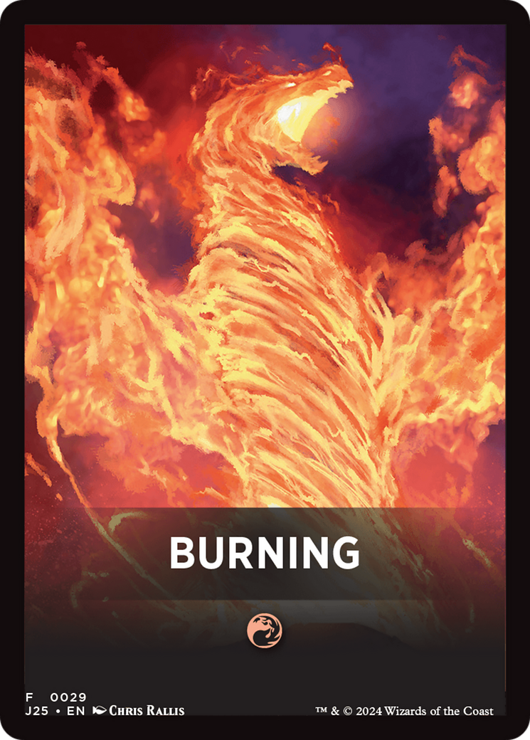 Burning Theme Card [Foundations Jumpstart Front Cards] | Gam3 Escape