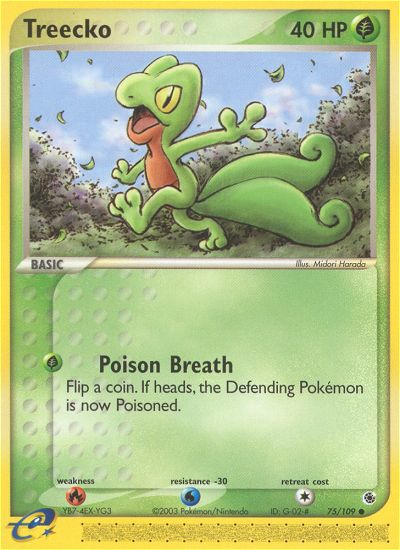 Treecko (75/109) [EX: Ruby & Sapphire] | Gam3 Escape