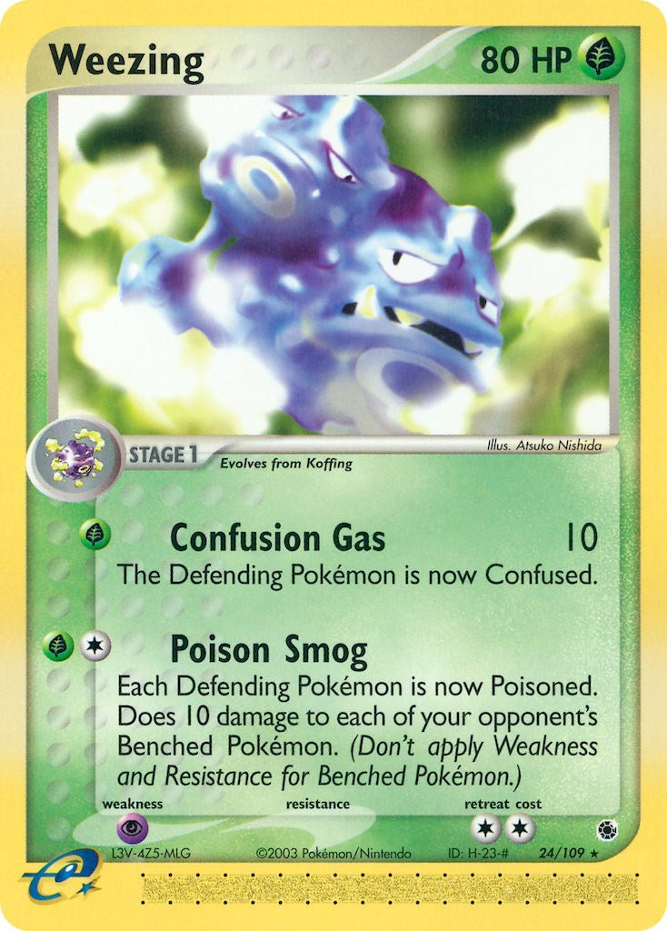 Weezing (24/109) [EX: Ruby & Sapphire] | Gam3 Escape