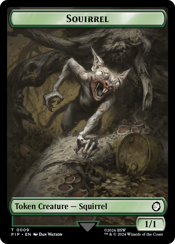 Junk // Squirrel Double-Sided Token [Fallout Tokens] | Gam3 Escape