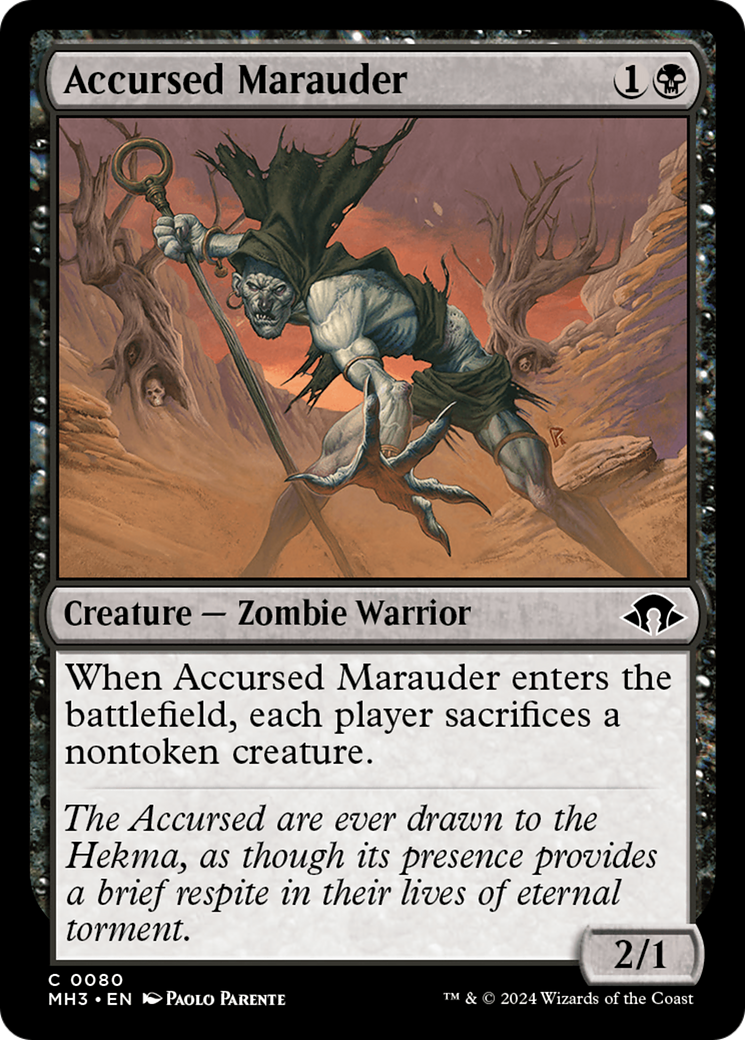 Accursed Marauder [Modern Horizons 3] | Gam3 Escape