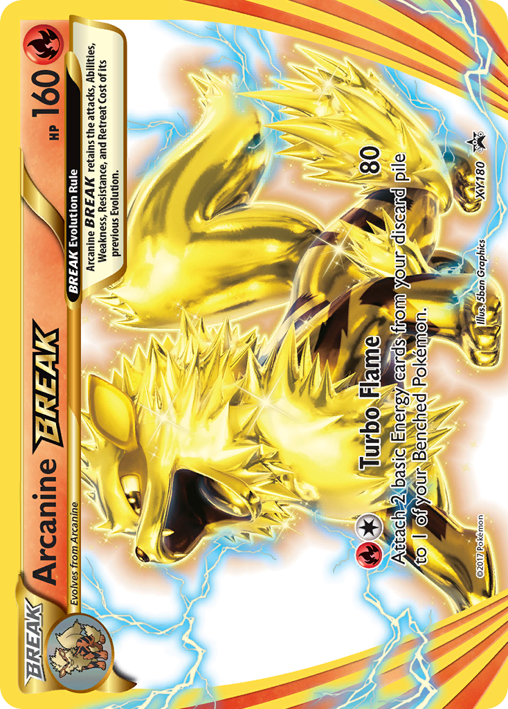 Arcanine BREAK (XY180) [XY: Black Star Promos] | Gam3 Escape