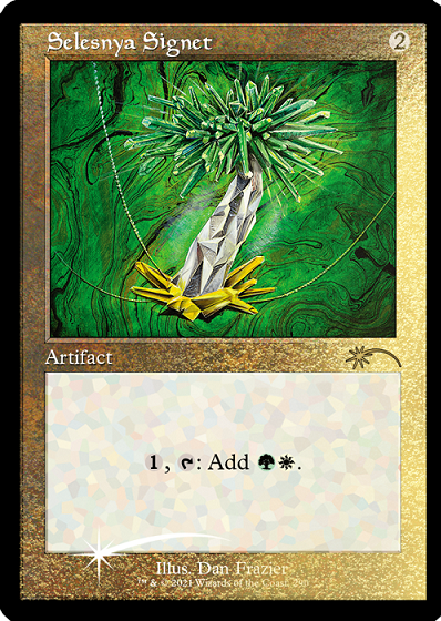 Selesnya Signet (Retro) (Foil Etched) [Secret Lair Drop Series] | Gam3 Escape