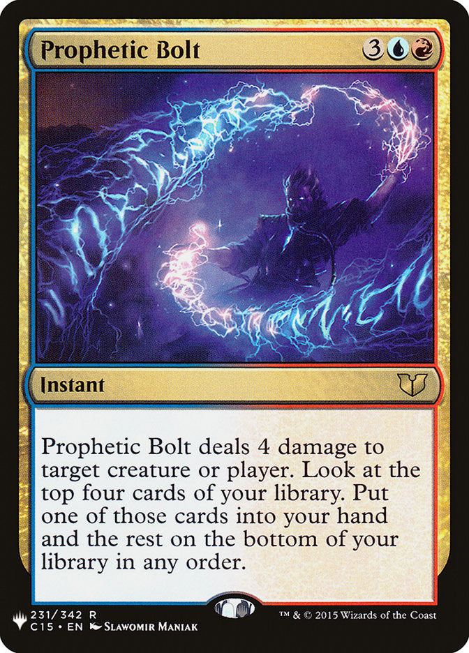 Prophetic Bolt [Mystery Booster] | Gam3 Escape