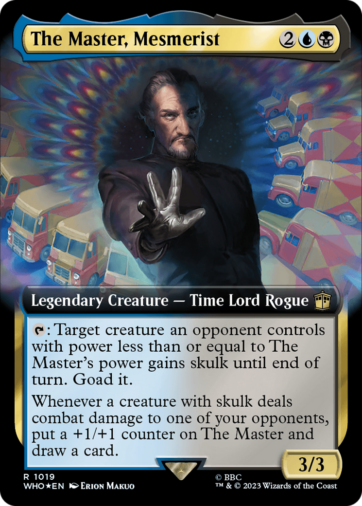 The Master, Mesmerist (Extended Art) (Surge Foil) [Doctor Who] | Gam3 Escape