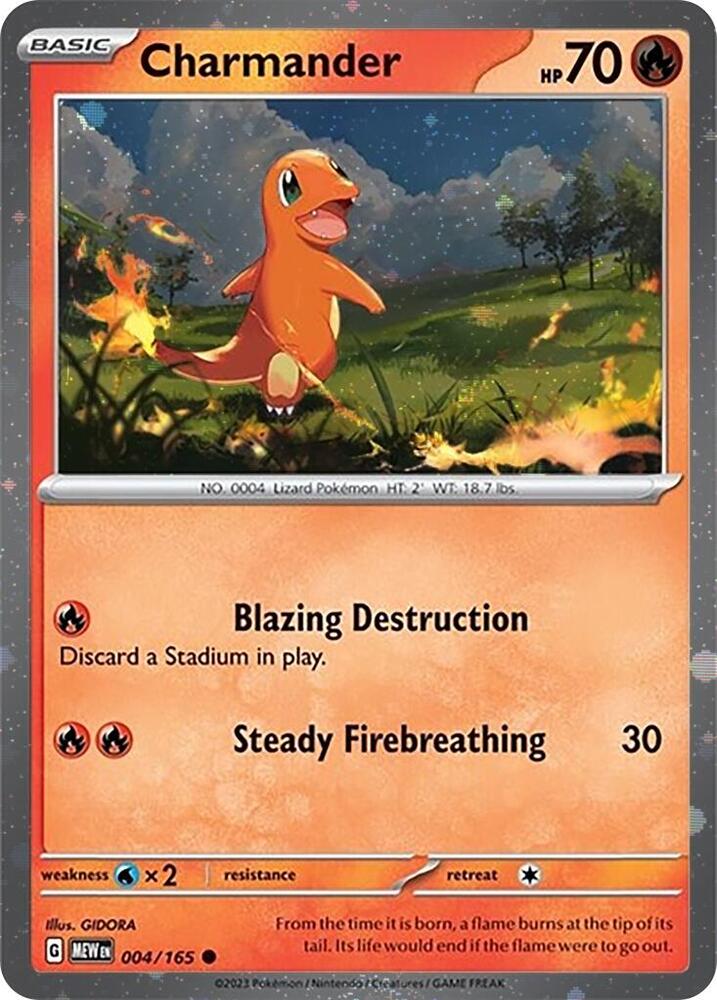 Charmander (004) (Cosmos Holo) [Scarlet & Violet: Black Star Promos] | Gam3 Escape