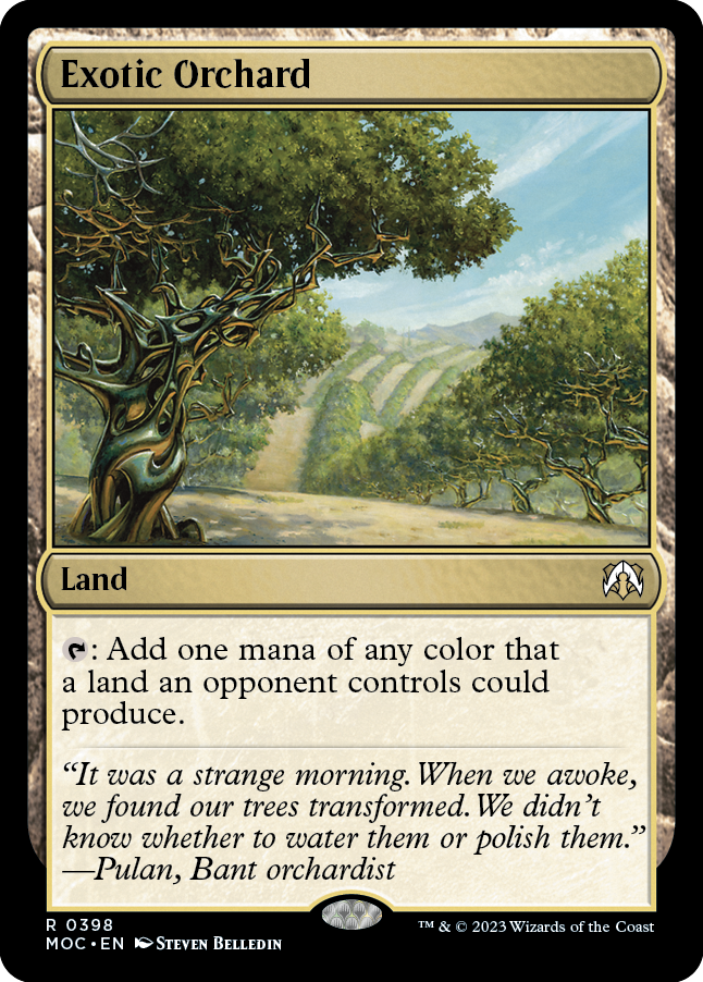 Exotic Orchard [March of the Machine Commander] | Gam3 Escape