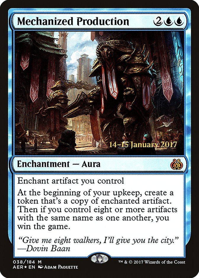 Mechanized Production [Aether Revolt Prerelease Promos] | Gam3 Escape