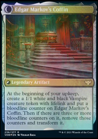 Edgar, Charmed Groom // Edgar Markov's Coffin [Innistrad: Crimson Vow Prerelease Promos] | Gam3 Escape