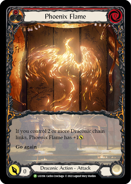 Phoenix Flame [LGS104] (Promo)  Rainbow Foil | Gam3 Escape