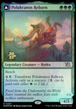 Polukranos Reborn // Polukranos, Engine of Ruin [March of the Machine Prerelease Promos] | Gam3 Escape