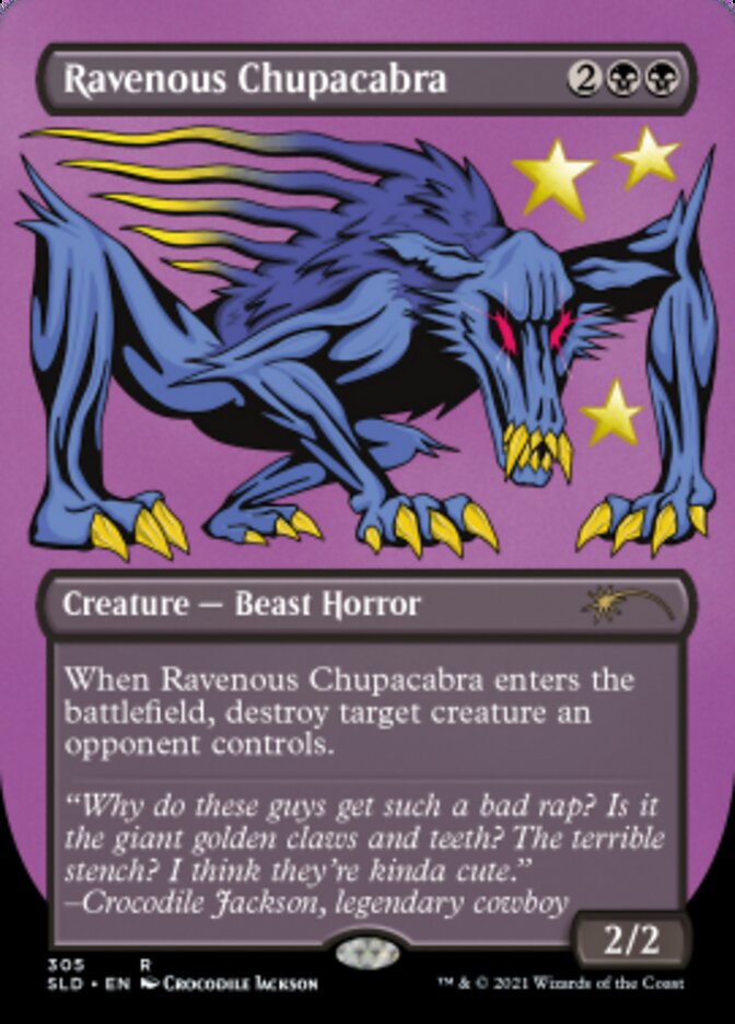 Ravenous Chupacabra (Borderless) (Foil Etched) [Secret Lair Drop Series] | Gam3 Escape