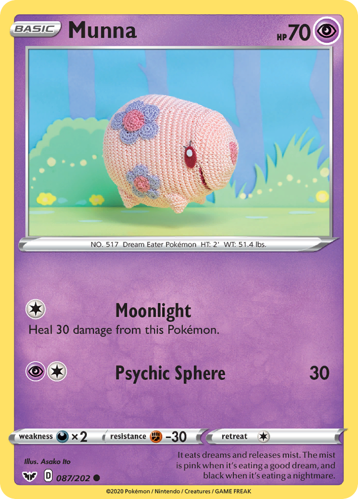 Munna (087/202) [Sword & Shield: Base Set] | Gam3 Escape