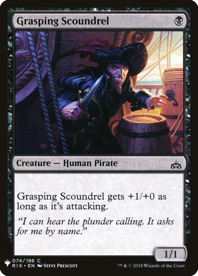 Grasping Scoundrel [Mystery Booster] | Gam3 Escape