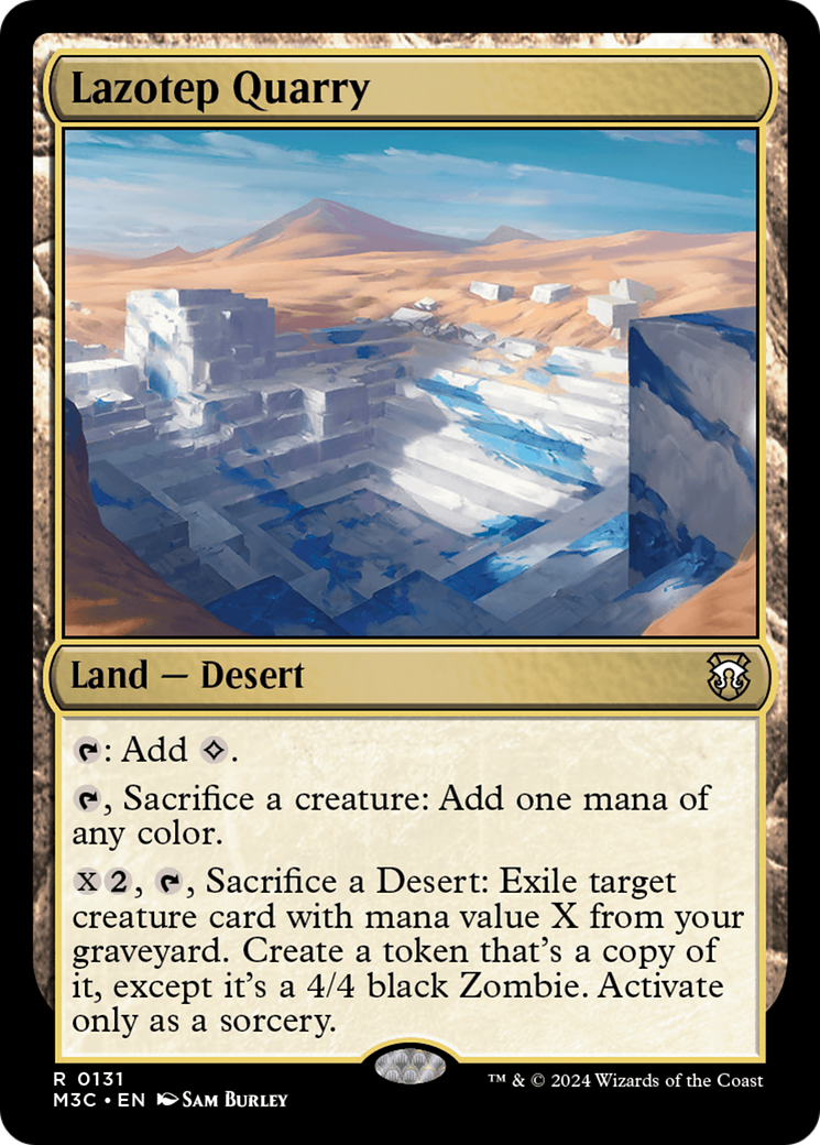 Lazotep Quarry (Extended Art) [Modern Horizons 3 Commander] | Gam3 Escape