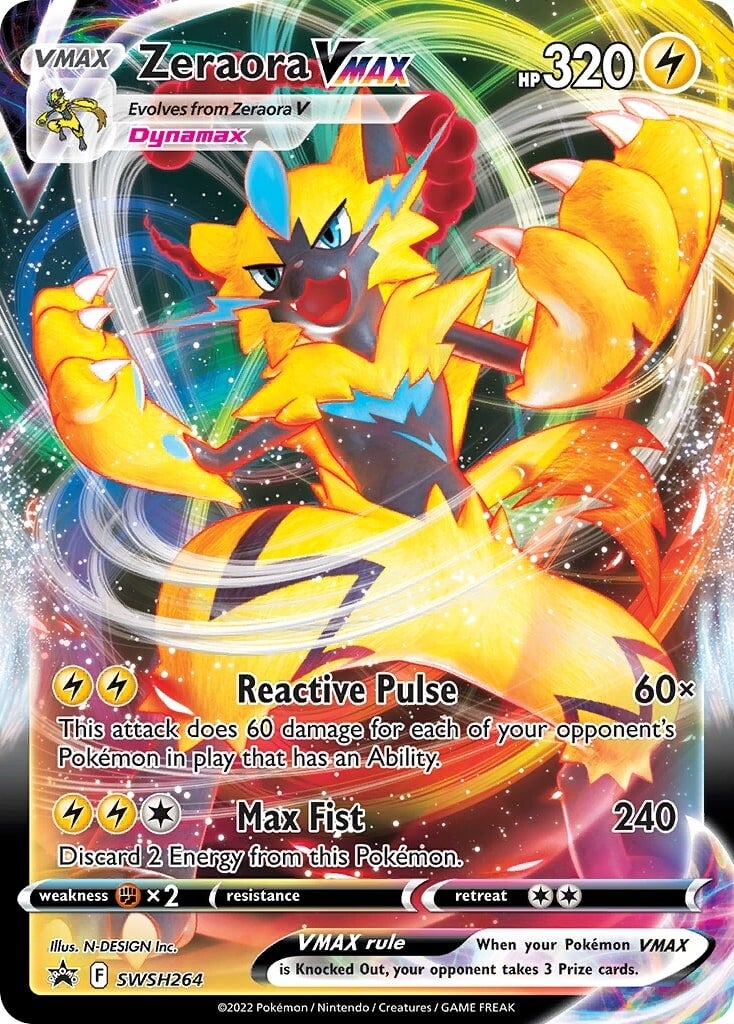 Zeraora VMAX (SWSH264) [Sword & Shield: Black Star Promos] | Gam3 Escape