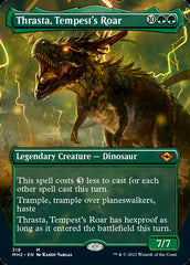 Thrasta, Tempest's Roar (Borderless Alternate Art) [Modern Horizons 2] | Gam3 Escape