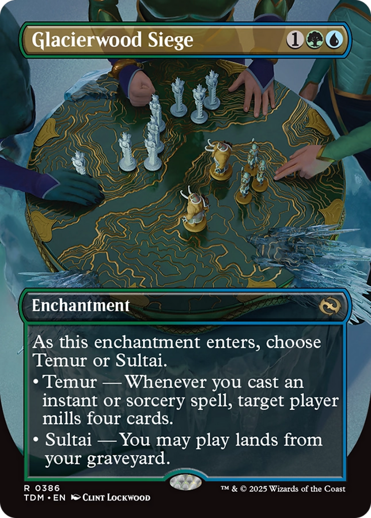 Glacierwood Siege (Borderless) [Tarkir: Dragonstorm] | Gam3 Escape