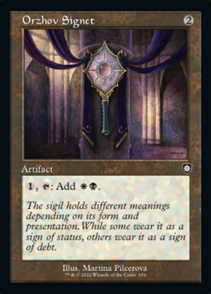 Orzhov Signet (Retro) [The Brothers' War Commander] | Gam3 Escape
