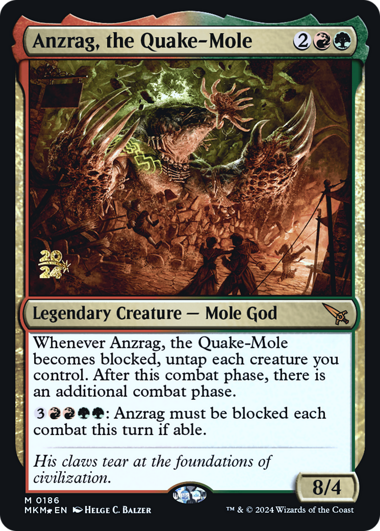 Anzrag, the Quake-Mole [Murders at Karlov Manor Prerelease Promos] | Gam3 Escape