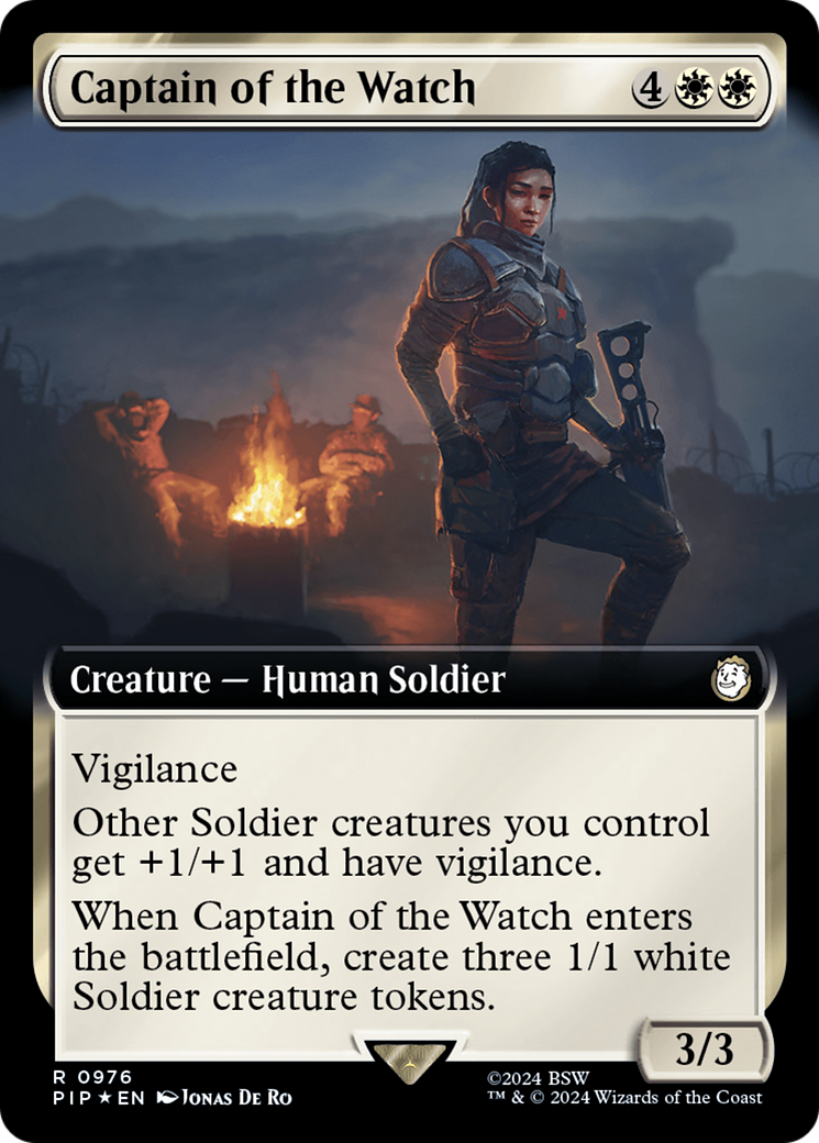 Captain of the Watch (Extended Art) (Surge Foil) [Fallout] | Gam3 Escape