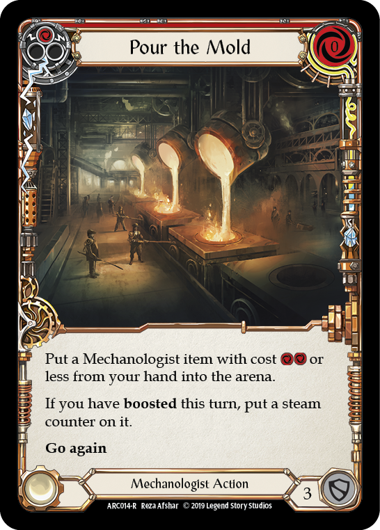 Pour the Mold (Red) [ARC014-R] (Arcane Rising)  1st Edition Normal | Gam3 Escape
