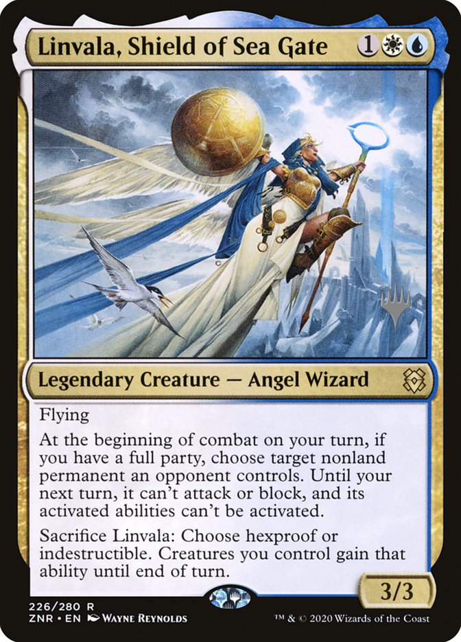 Linvala, Shield of Sea Gate (Promo Pack) [Zendikar Rising Promos] | Gam3 Escape