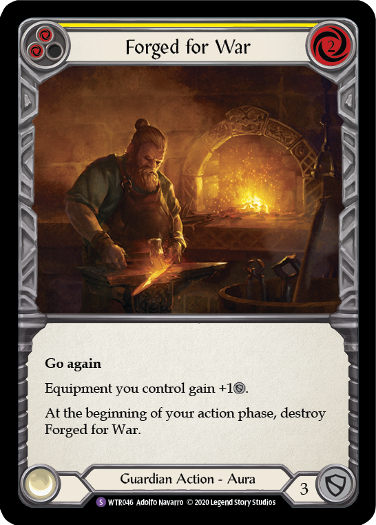 Forged for War [U-WTR046] (Welcome to Rathe Unlimited)  Unlimited Rainbow Foil | Gam3 Escape