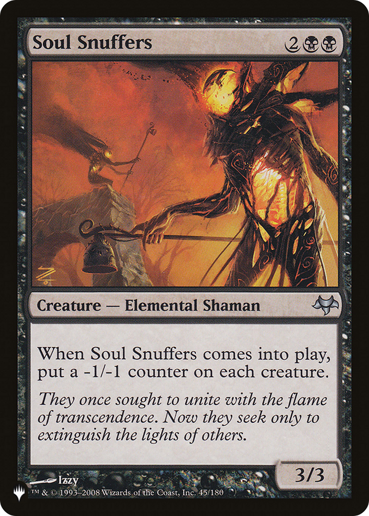 Soul Snuffers [The List Reprints] | Gam3 Escape