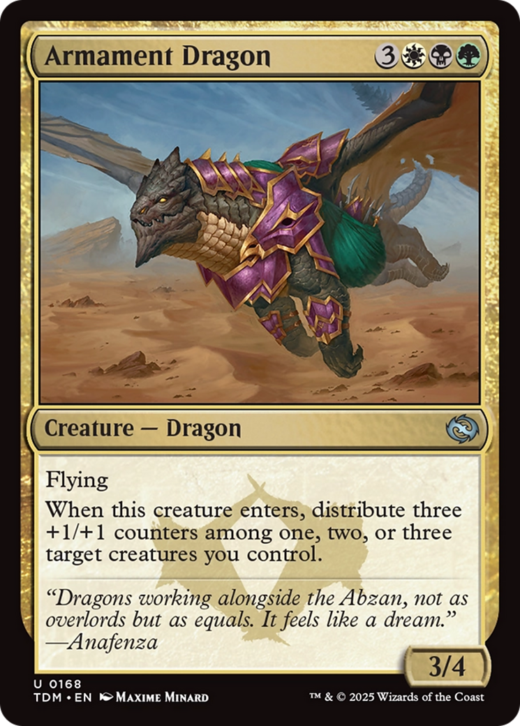 Armament Dragon [Tarkir: Dragonstorm] | Gam3 Escape