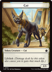 Cat (0027) // Phyrexian Goblin Double-Sided Token [Foundations Tokens] | Gam3 Escape