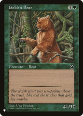 Golden Bear [The List Reprints] | Gam3 Escape