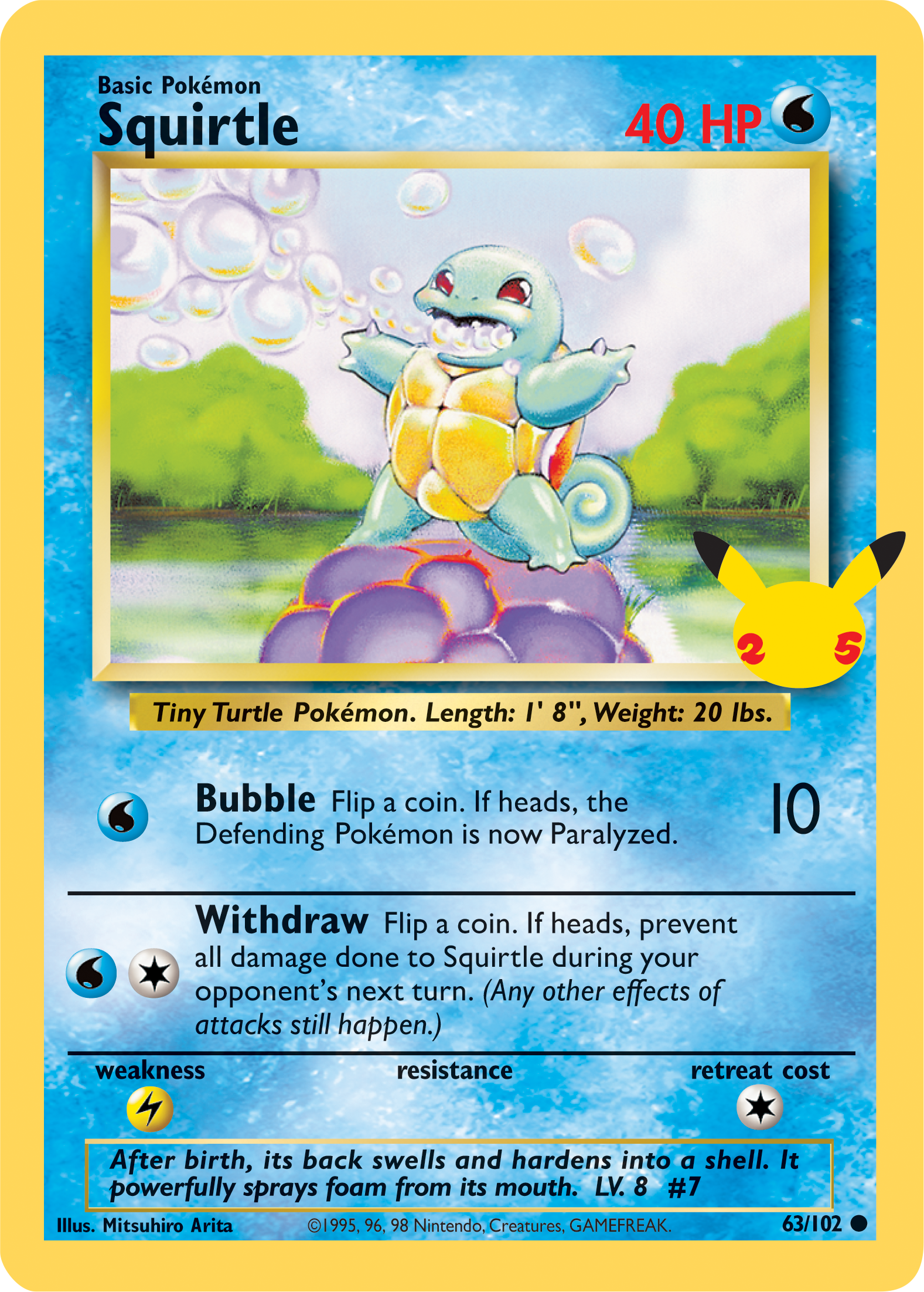 Squirtle (63/102) (Jumbo Card) [First Partner Pack] | Gam3 Escape