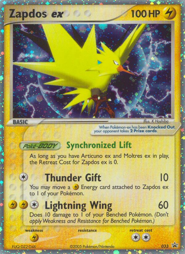 Zapdos ex (033) [Nintendo: Black Star Promos] | Gam3 Escape
