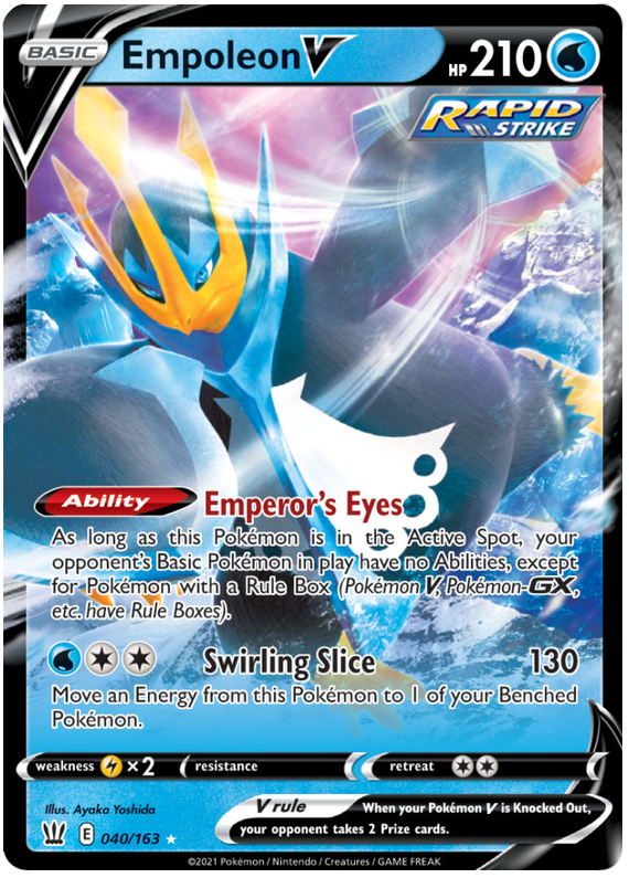 Empoleon V (040/163) [Sword & Shield: Battle Styles] | Gam3 Escape