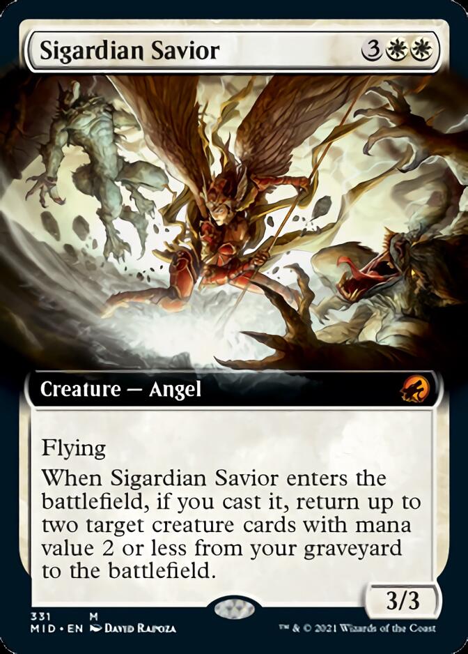 Sigardian Savior (Extended Art) [Innistrad: Midnight Hunt] | Gam3 Escape