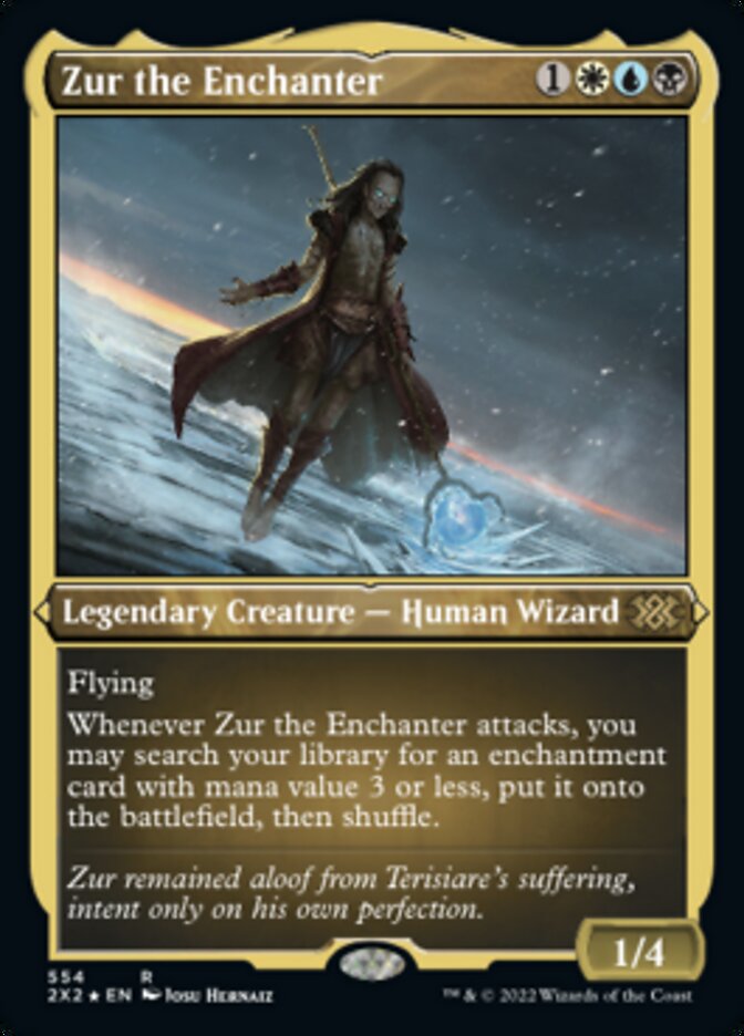 Zur the Enchanter (Foil Etched) [Double Masters 2022] | Gam3 Escape