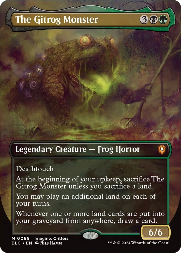 The Gitrog Monster (Borderless) [Bloomburrow Commander] | Gam3 Escape