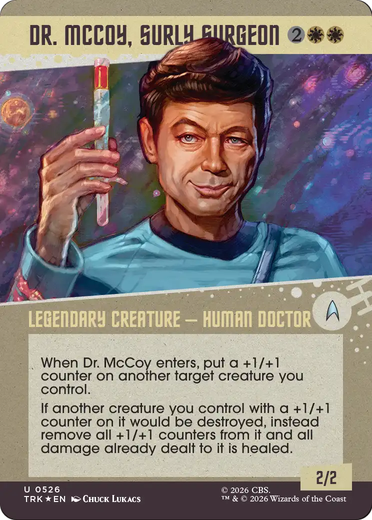 Dr. McCoy, Surly Surgeon (Showcase) (Surge Foil) [Star Trek] | Gam3 Escape