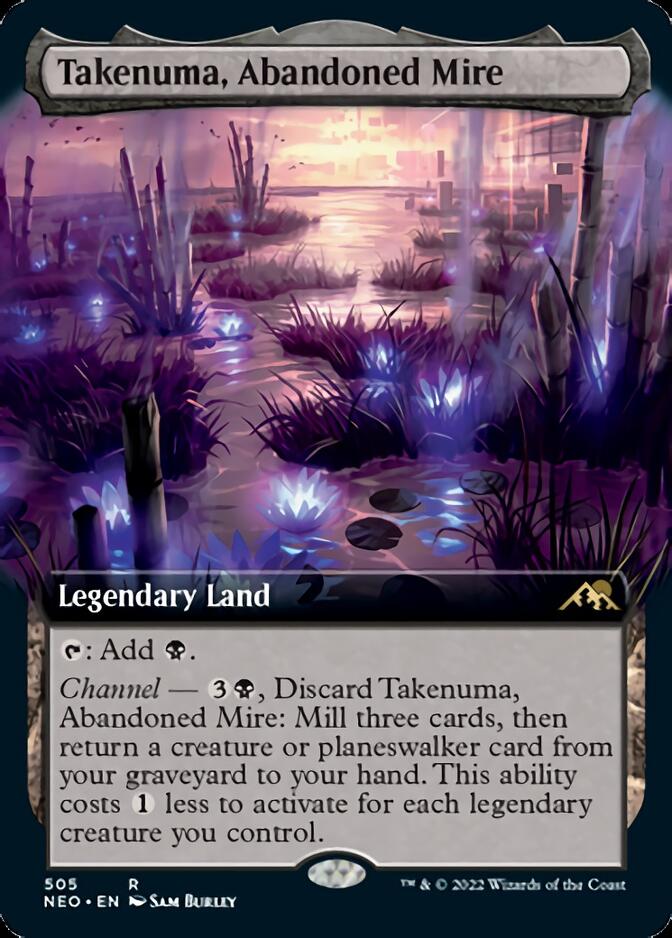 Takenuma, Abandoned Mire (Extended Art) [Kamigawa: Neon Dynasty] | Gam3 Escape