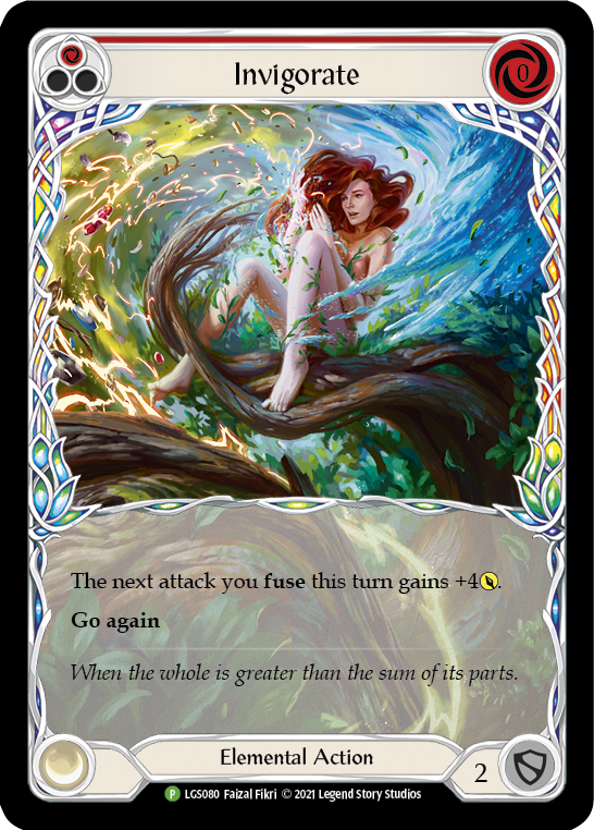 Invigorate (Red) [LGS080] (Promo)  Rainbow Foil | Gam3 Escape