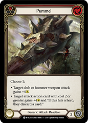 Pummel (Red) [U-WTR206] (Welcome to Rathe Unlimited)  Unlimited Rainbow Foil | Gam3 Escape