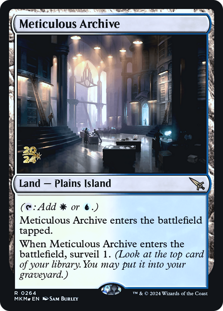 Meticulous Archive [Murders at Karlov Manor Prerelease Promos] | Gam3 Escape