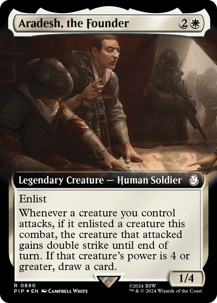 Aradesh, the Founder (Extended Art) (Surge Foil) [Fallout] | Gam3 Escape