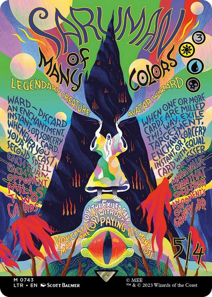 Saruman of Many Colors (Borderless Poster) [The Lord of the Rings: Tales of Middle-Earth] | Gam3 Escape