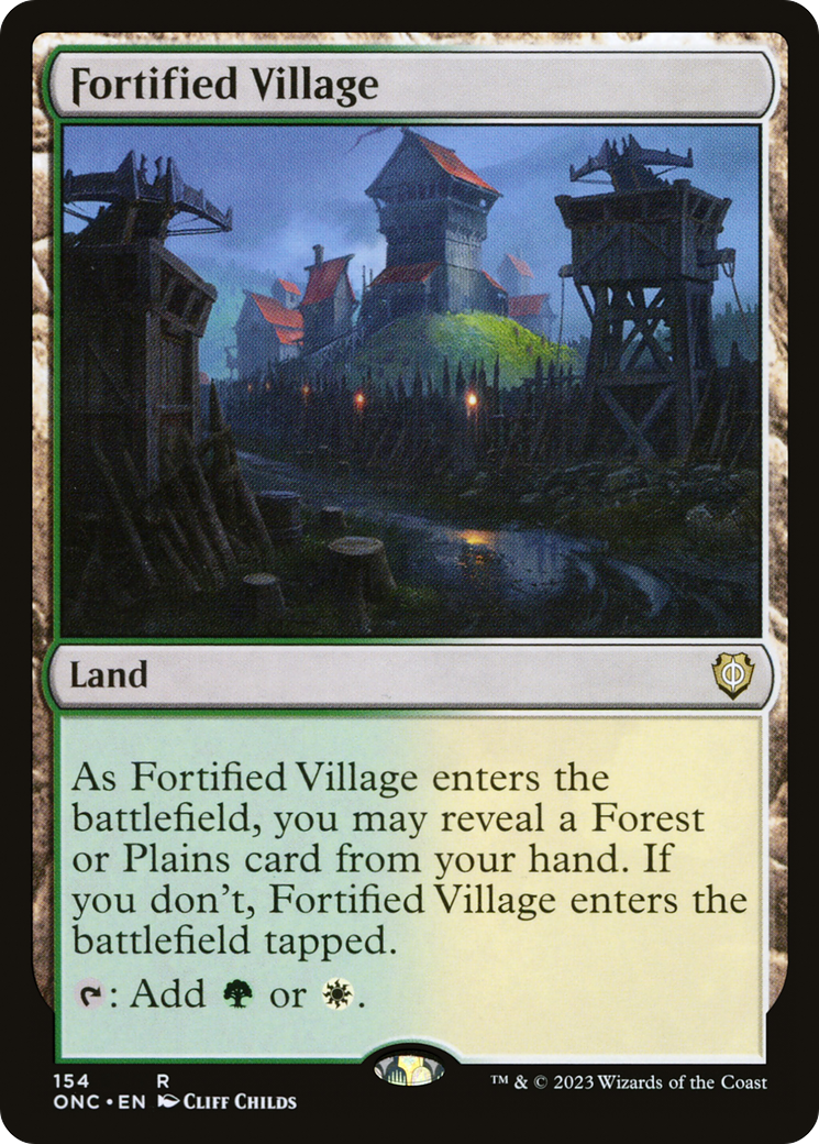 Fortified Village [Phyrexia: All Will Be One Commander] | Gam3 Escape