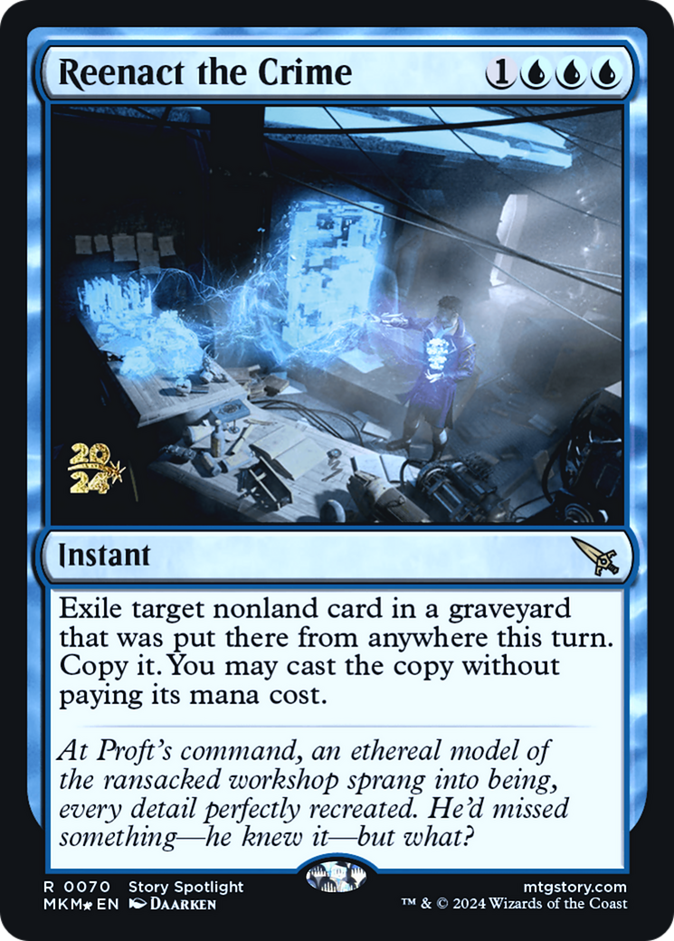 Reenact the Crime [Murders at Karlov Manor Prerelease Promos] | Gam3 Escape